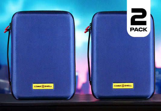 2-PACK Comic Shell® Graded Comic Travel Case V3 - Hero Blue