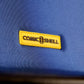 Close up of Black and Yellow Comic Shell logo